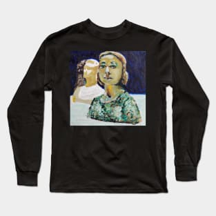 Sculpture at a Museum Long Sleeve T-Shirt